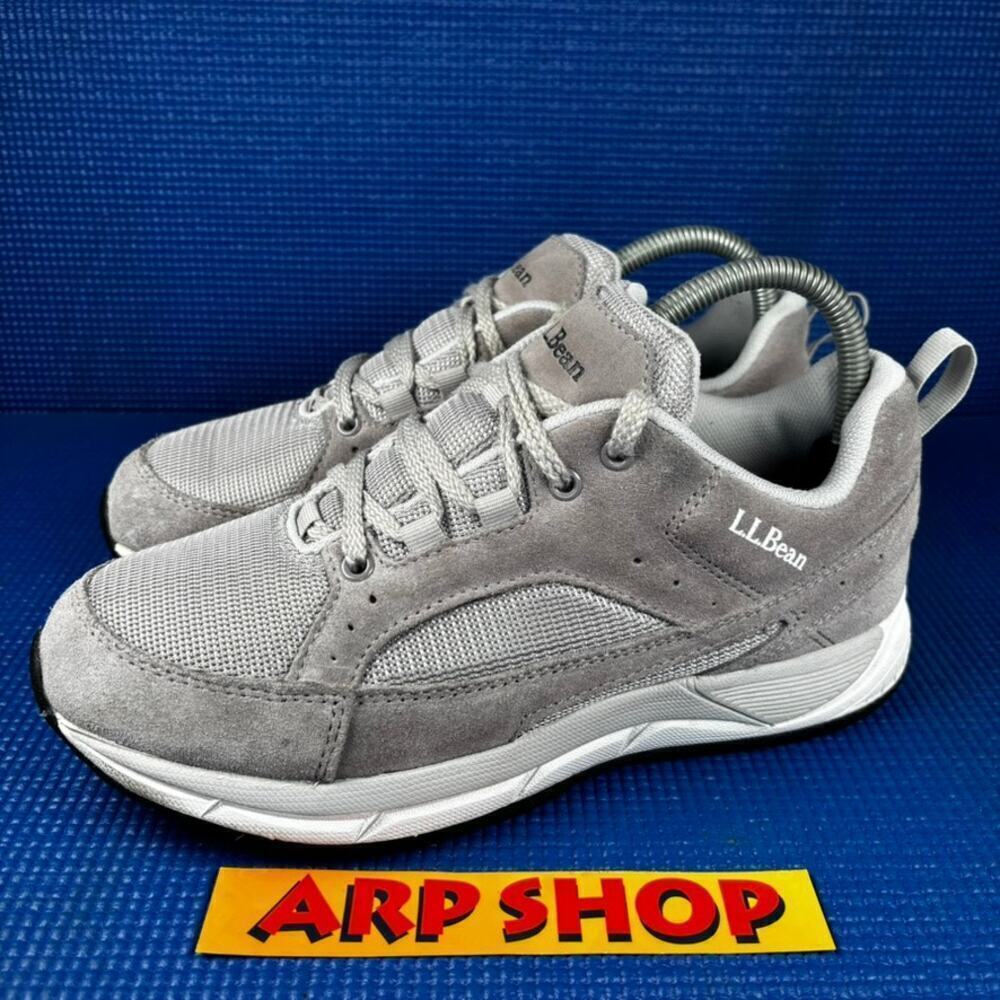 🔴 L.L BEAN COMFORT FITNESS WALKER Women Size 8 Black Grey Athletic Shoes 505864